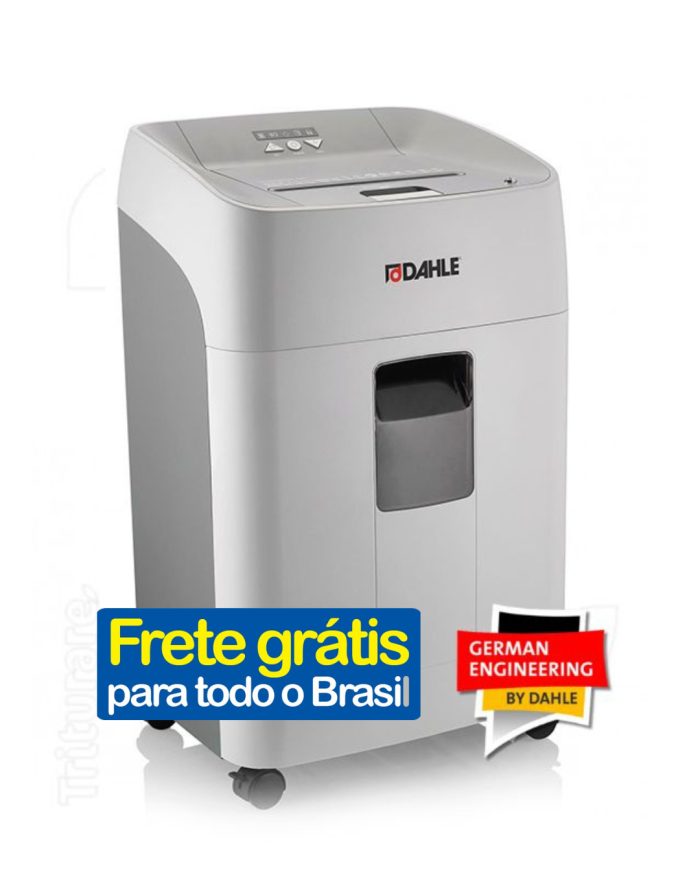 Fragmentadora de Papel Dahle 35314 300 folhas Automática Uso Contínuo