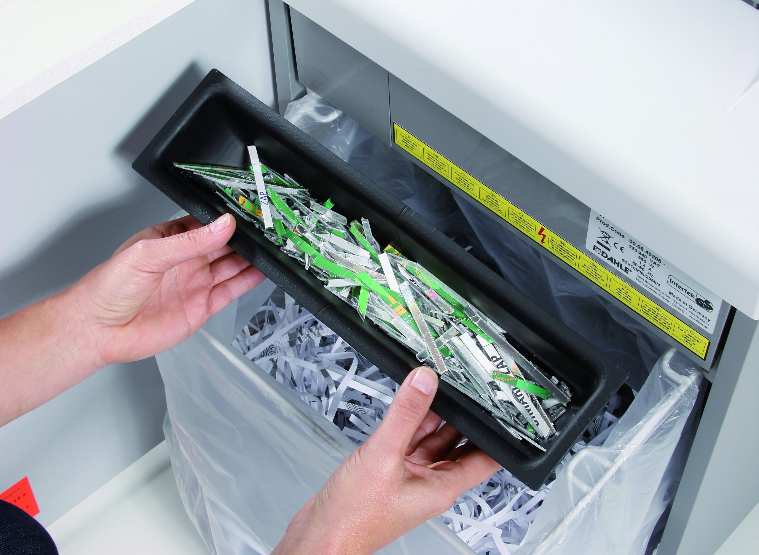 Fragmentadora de Papel DAHLE 50310 22 Folhas Partículas Profissional - Uso Contínuo com Alto Desempenho - Imagem 7